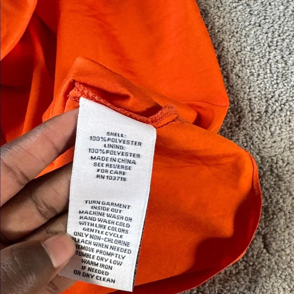 Nanette Lepore Orange Mini Dress SIZE 12 - Picture 4 of 6